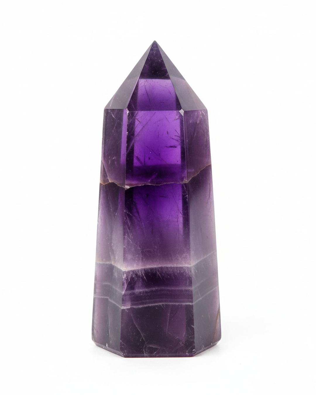 The Clarity Ritual — Amethyst Polished Tower
