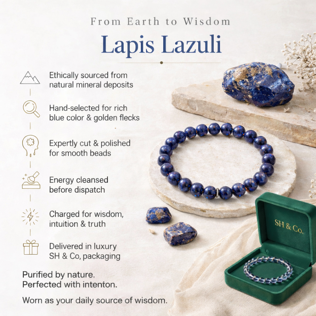 The Wisdom Awakening Ritual- Lapis Lazuli Bracelets