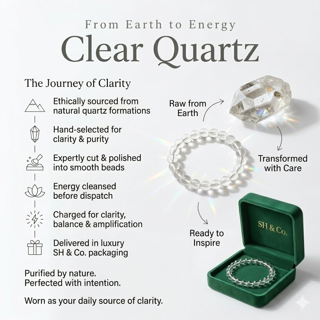 The Pure Energy Ritual- Clear Quartz Bracelets