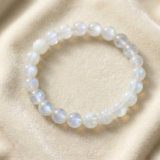 The Intuition Ritual- White Moonstone Bracelets