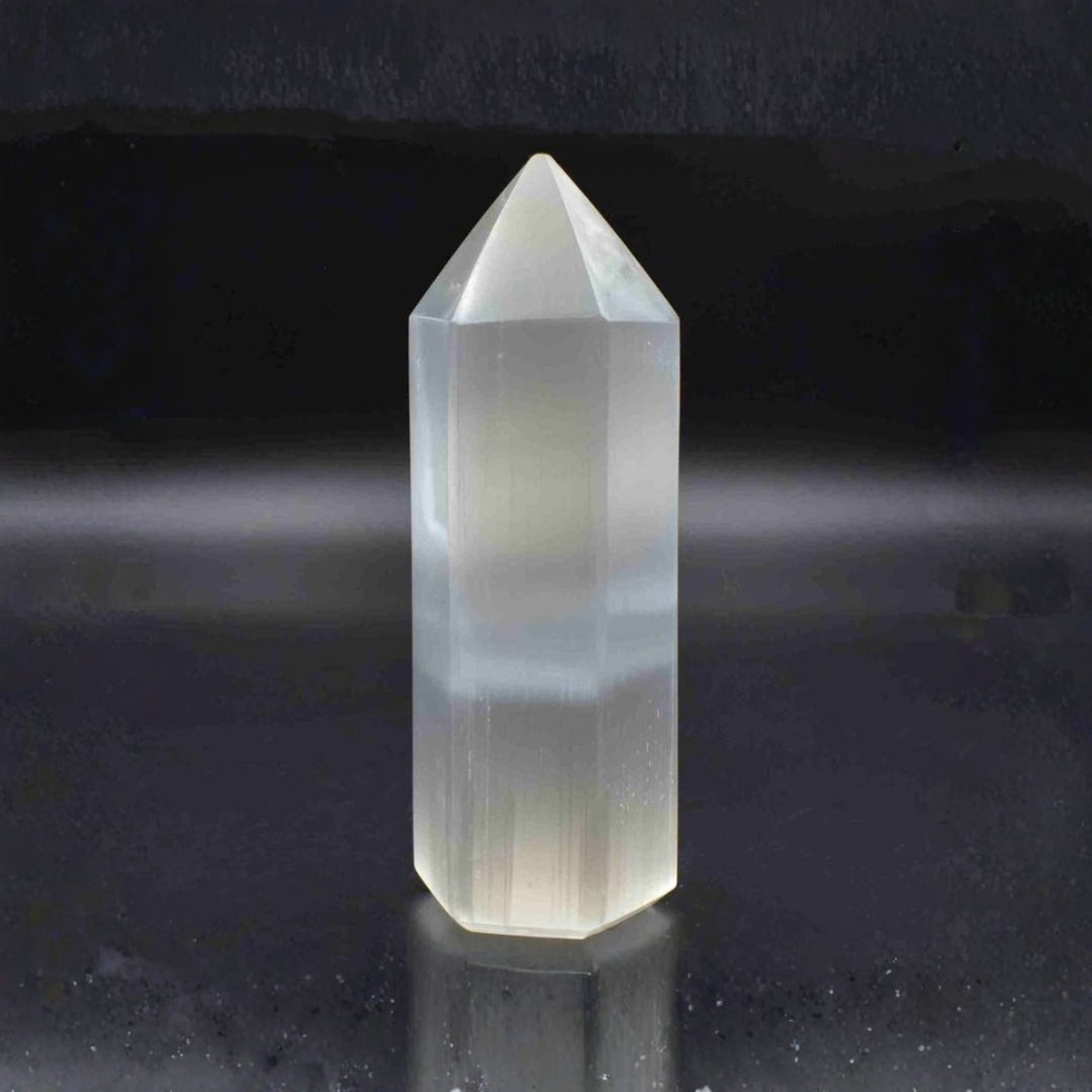Selenite Polished tower