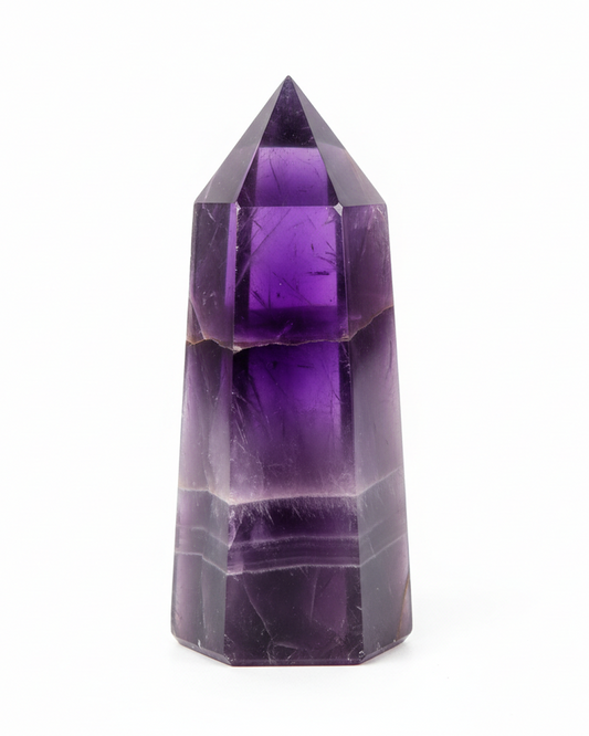 The Clarity Ritual — Amethyst Polished Tower