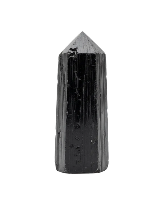 The Protection Ritual- Black Tourmaline Polished Tower