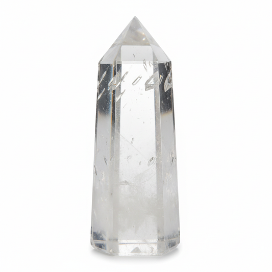 The Pure Energy Ritual- Clear quartz Polished Tower