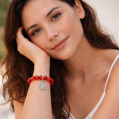 The Vitality Ritual- Red Carnelian Bracelets