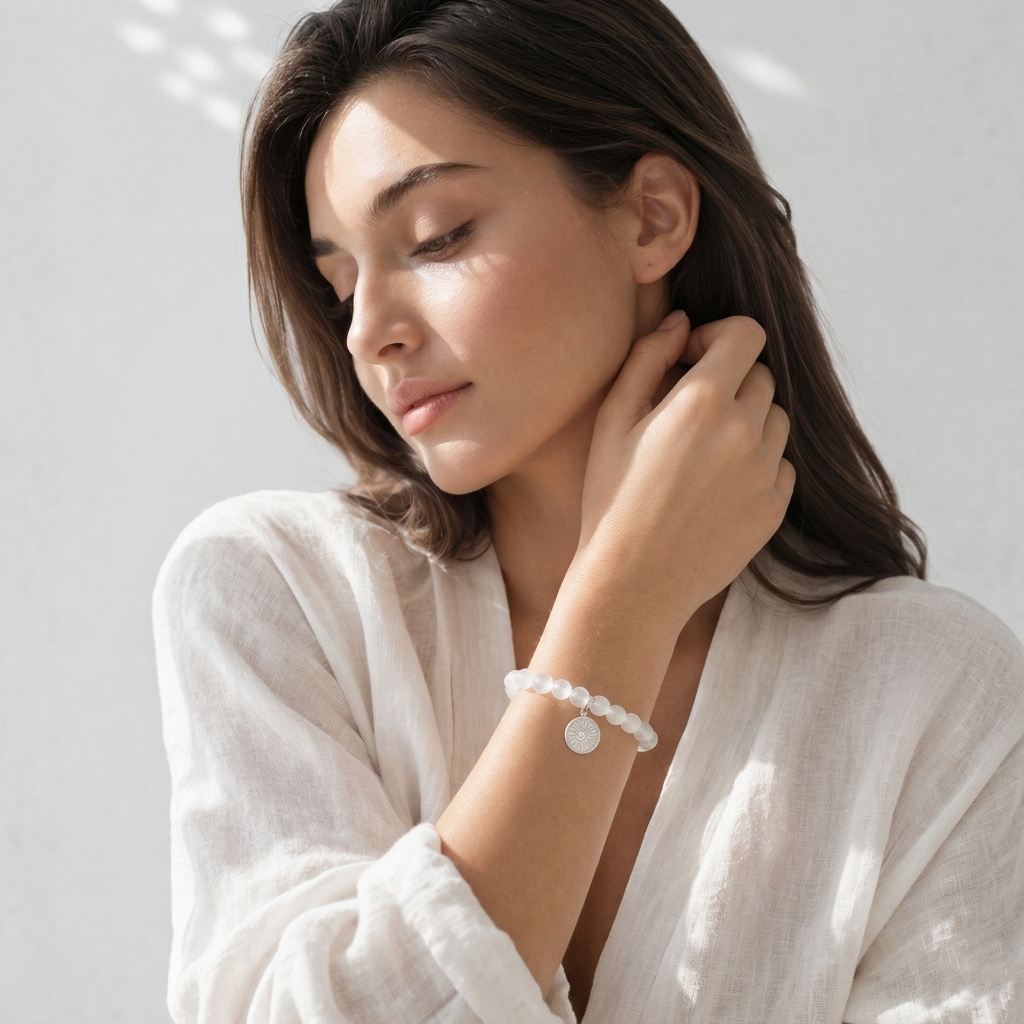 The Divine Cleanse Ritual- Selenite Bracelets