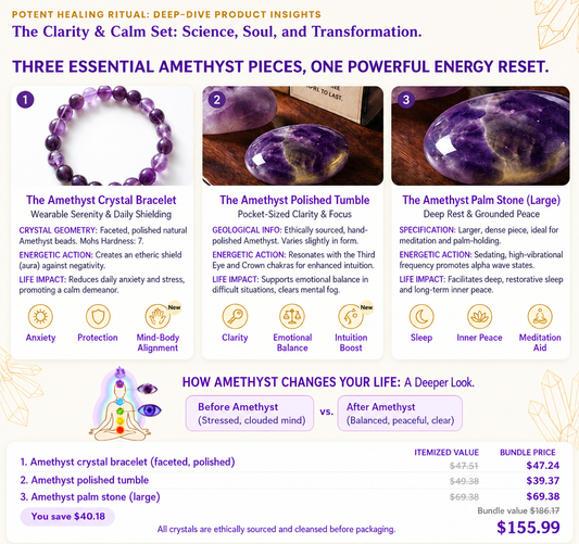 Three Essential Amethyst Pieces, One Powerful Energy Reset