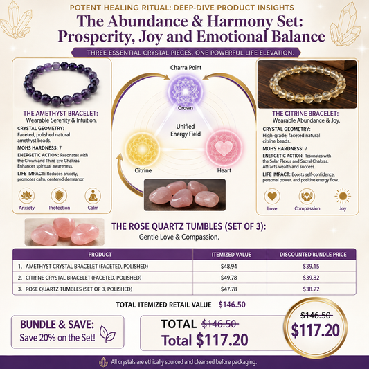 Three Essential Crystal Pieces, One Powerful Life Elevation