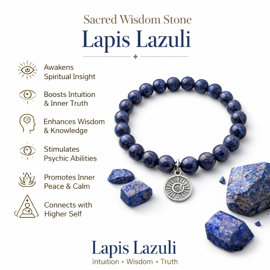 The Wisdom Awakening Ritual- Lapis Lazuli Bracelets