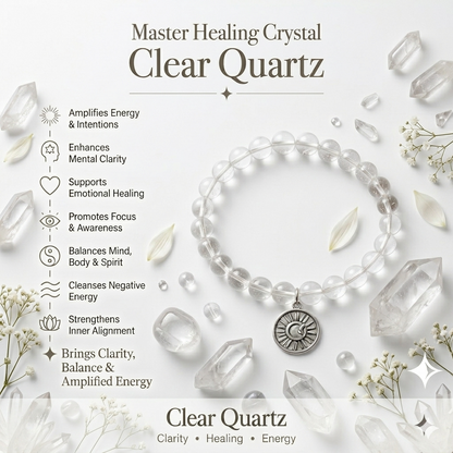 The Pure Energy Ritual- Clear Quartz Bracelets