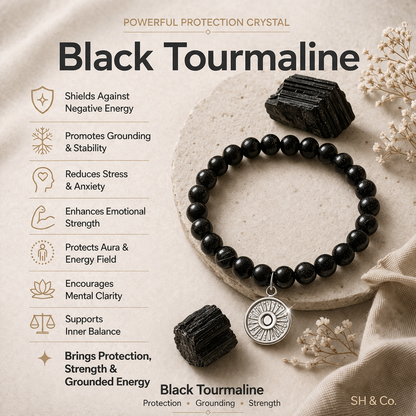 The Protection Ritual- Black Tourmaline Bracelets