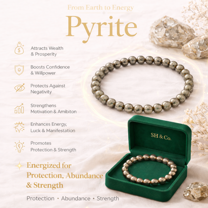 The Wealth Ritual- Pyrite Bracelets
