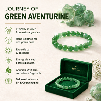 The Growth Ritual- Green Aventurine Bracelets