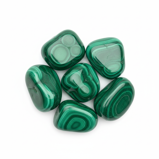 The Transformation Ritual- Malachite Tumble Stones