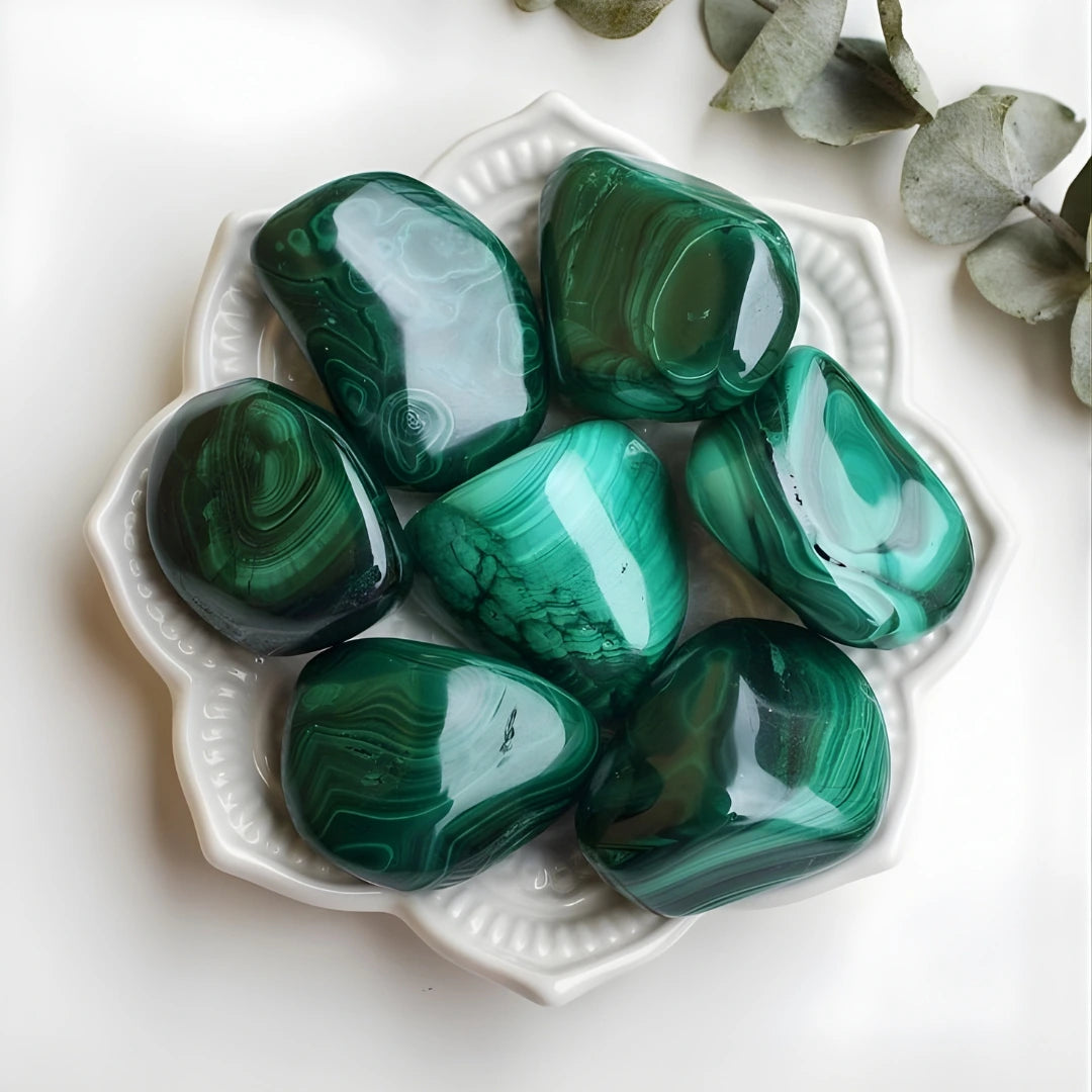 Malachite Tumble stones