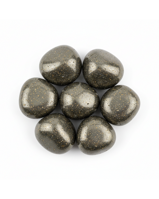 The Wealth Ritual- Pyrite Tumble Stones