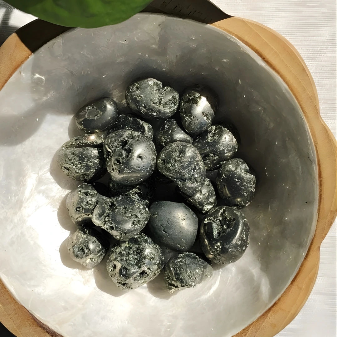 Pyrite Tumble stones