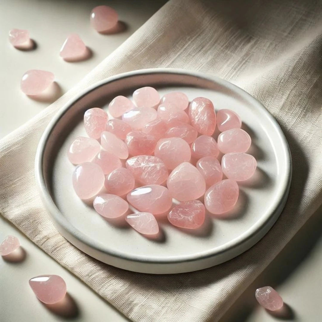 Rose quartz Tumble stones