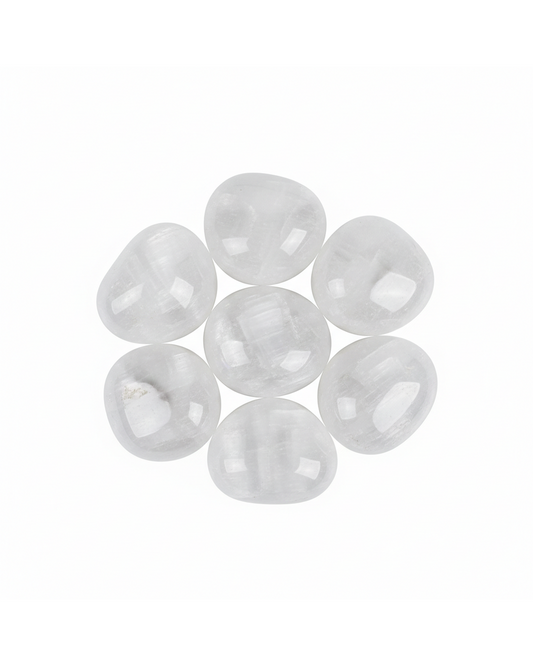 The Divine Cleanse Ritual- Selenite Tumble Stones
