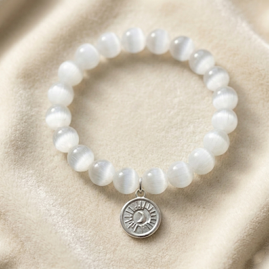 The Divine Cleanse Ritual- Selenite Bracelets