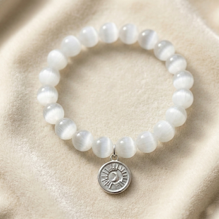 Selenite bracelet