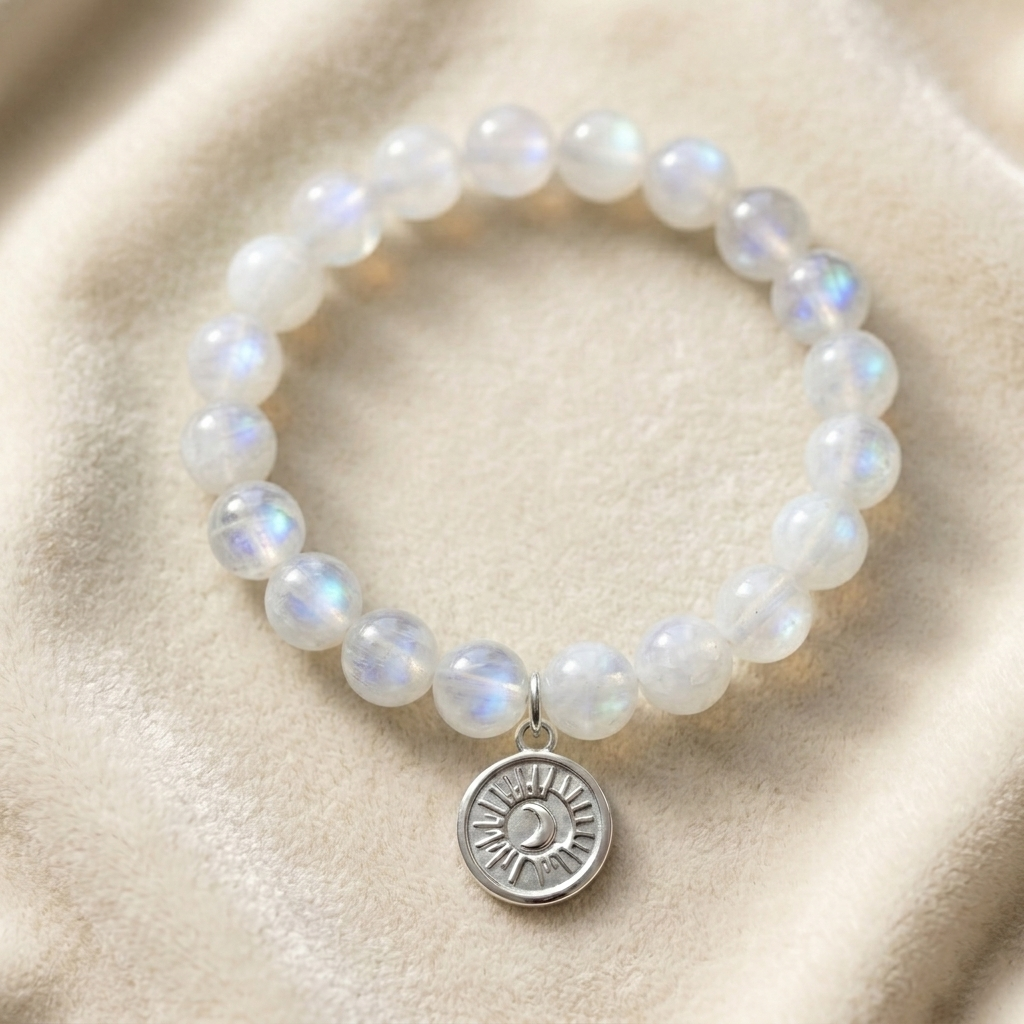 The Intuition Ritual- White Moonstone Bracelets