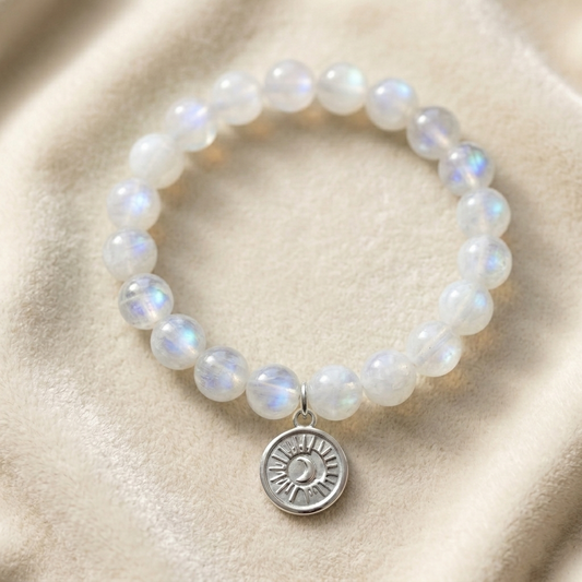 The Intuition Ritual- White Moonstone Bracelets