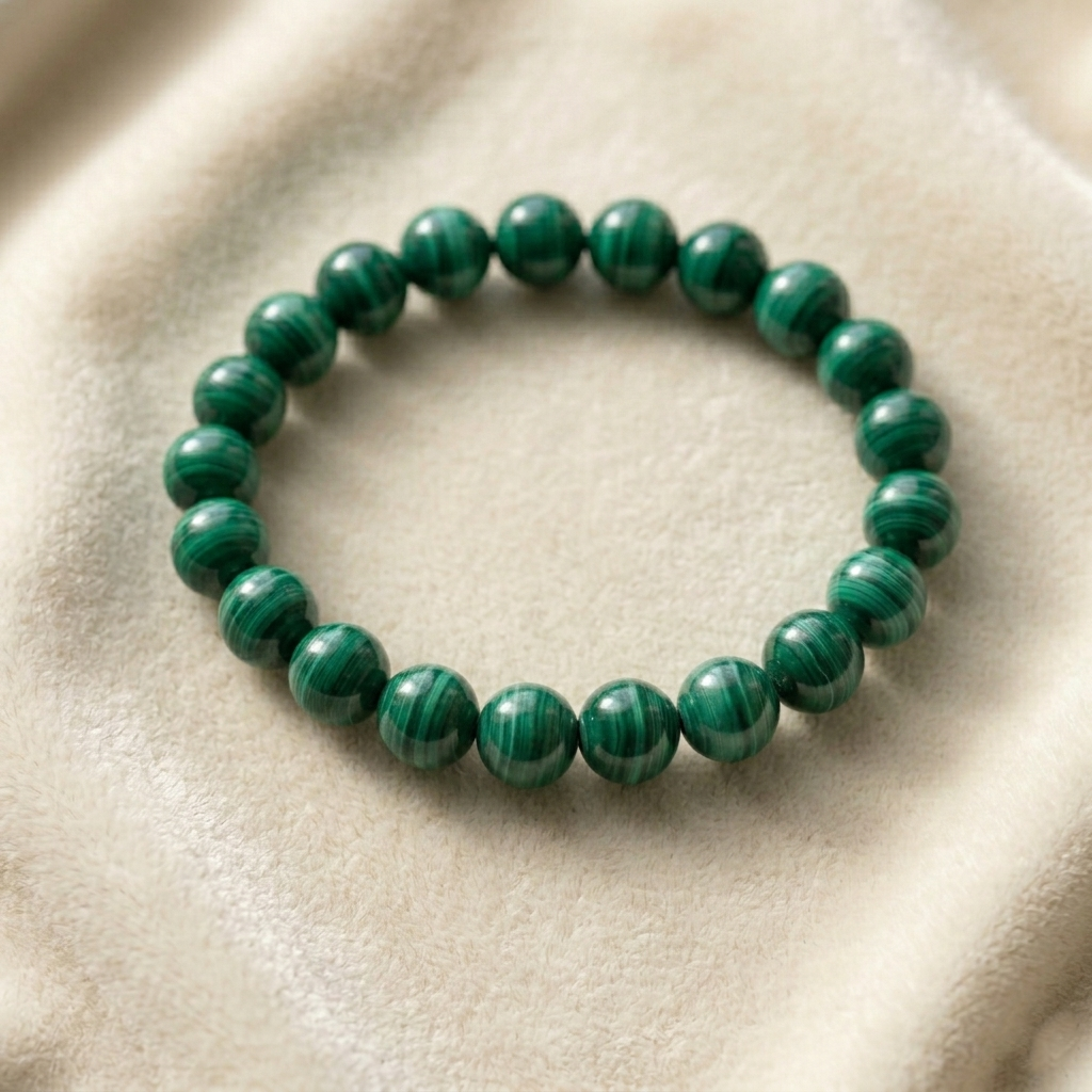 The Transformation Ritual- Malachite Bracelets
