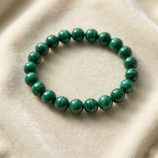 The Transformation Ritual- Malachite Bracelets