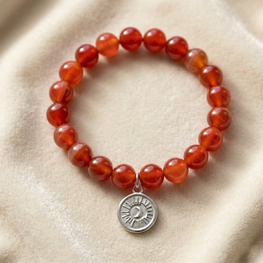 The Vitality Ritual- Red Carnelian Bracelets