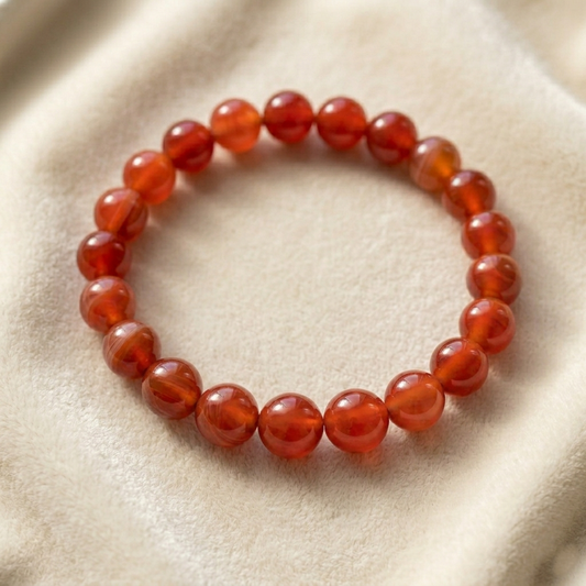 The Vitality Ritual- Red Carnelian Bracelets